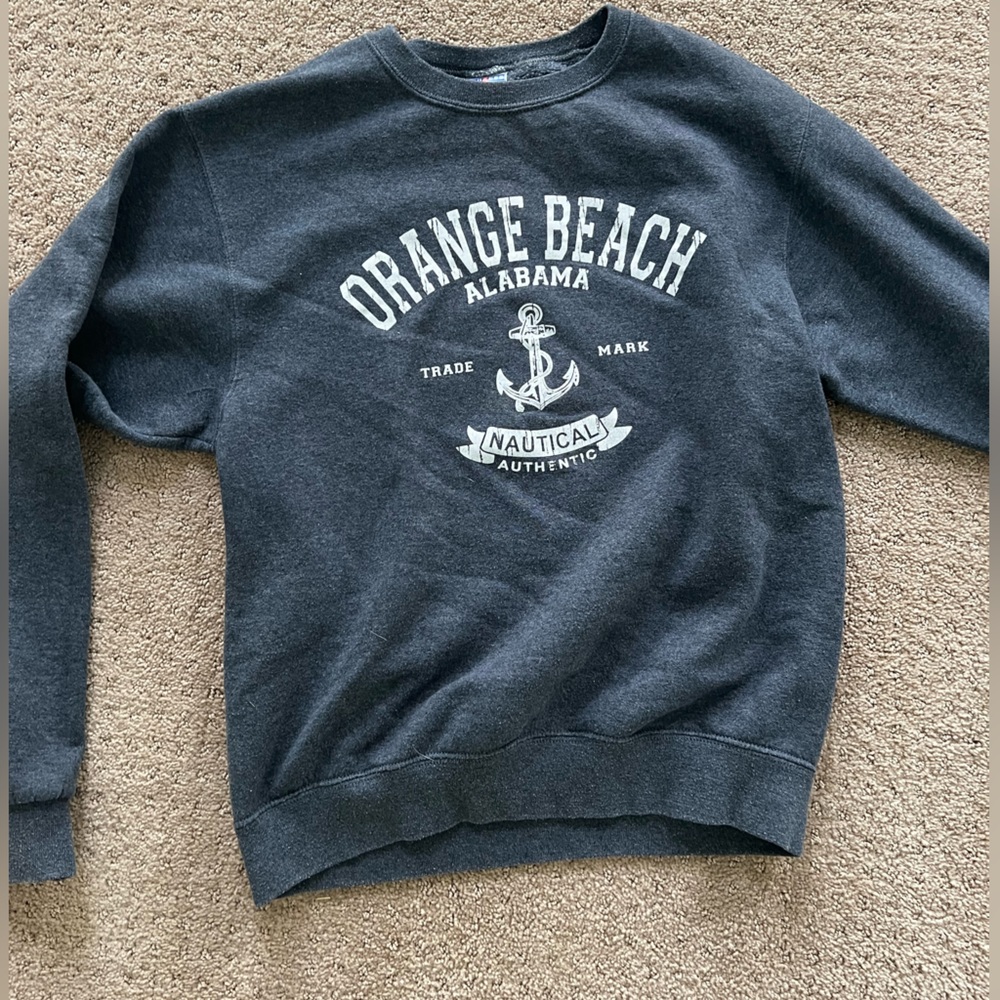 orange beach sweatshirt